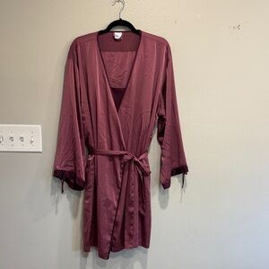 Cabernet Dusty Rose Women's Three Piece Lounge Set